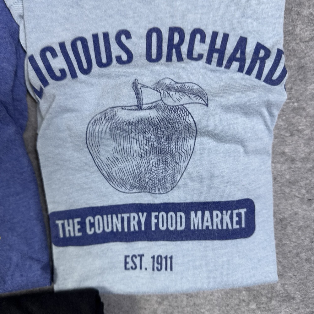 Food T Shirt Mens Medium Large Chef Orchard Mac Cheese Peppers Lot Bundle of 5 - Picture 2 of 10